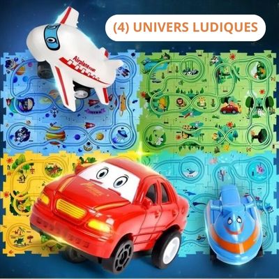 CIRCUIT-VOITURE-JOUET-QUATRE-UNIVERS