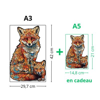 PUZZLE EN BOIS | FoxFamily™