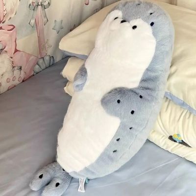 Peluche-Coussin-Doux-Bleu