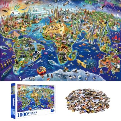 Puzzle-adulte-Monuments-mondiaux-image