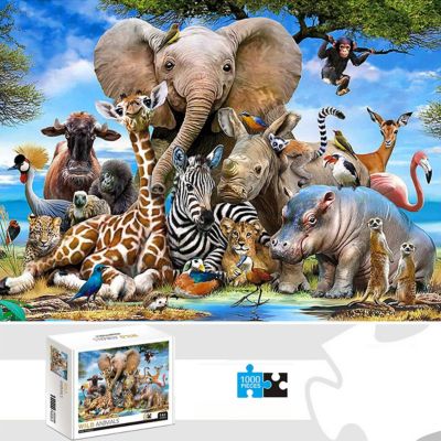 Puzzle-animaux-1000-pieces-Monde-animal-image