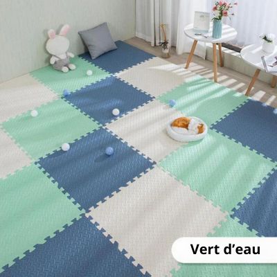 TAPIS-MOUSSE-BEBE-VERT-D-EAU