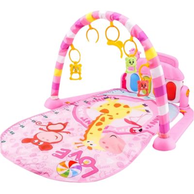 Tapis-enfant-rose